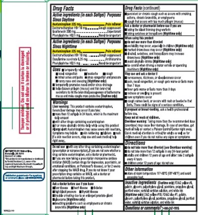Walmart Sinus Relief Day And Night Combo 24ct Back